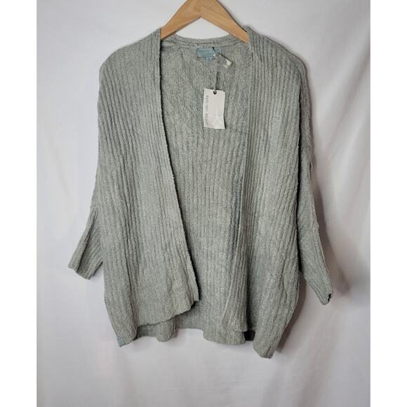 Barefoot Dreams Shrug Cardigan NWT- Women's Cozychic lite- Green- size Small/Med - Picture 1 of 8